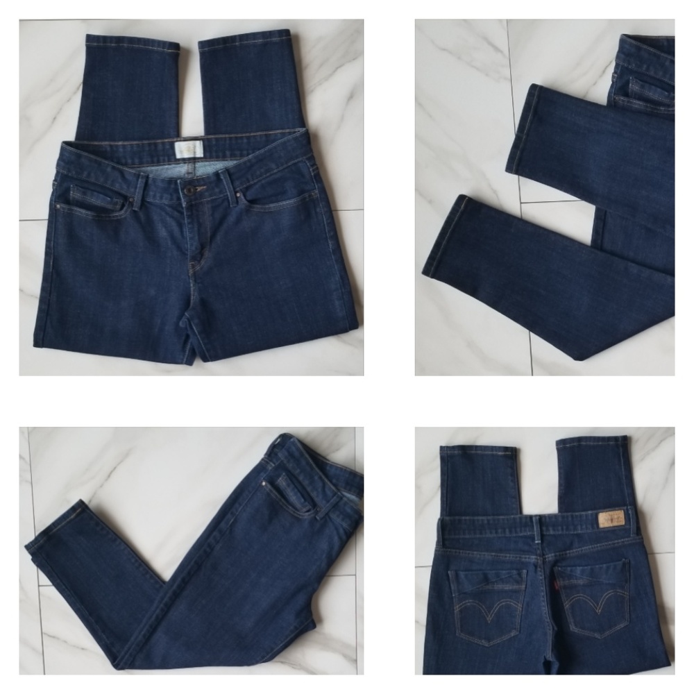 Levi's San Francisco Cropped Skinny Denim Jeans - Picture 2 of 8